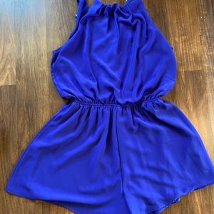 Royal blue romper